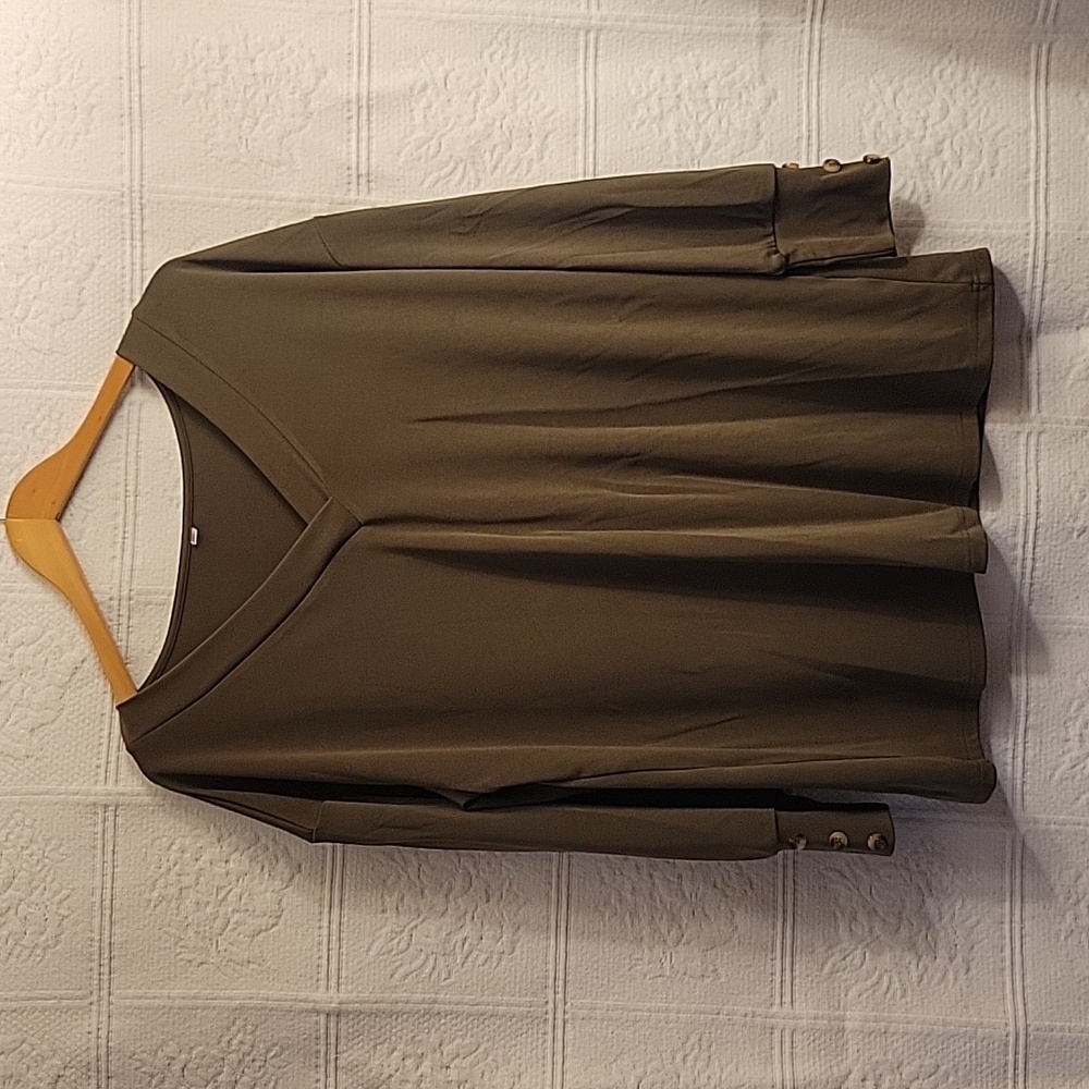Olive Green Blouse